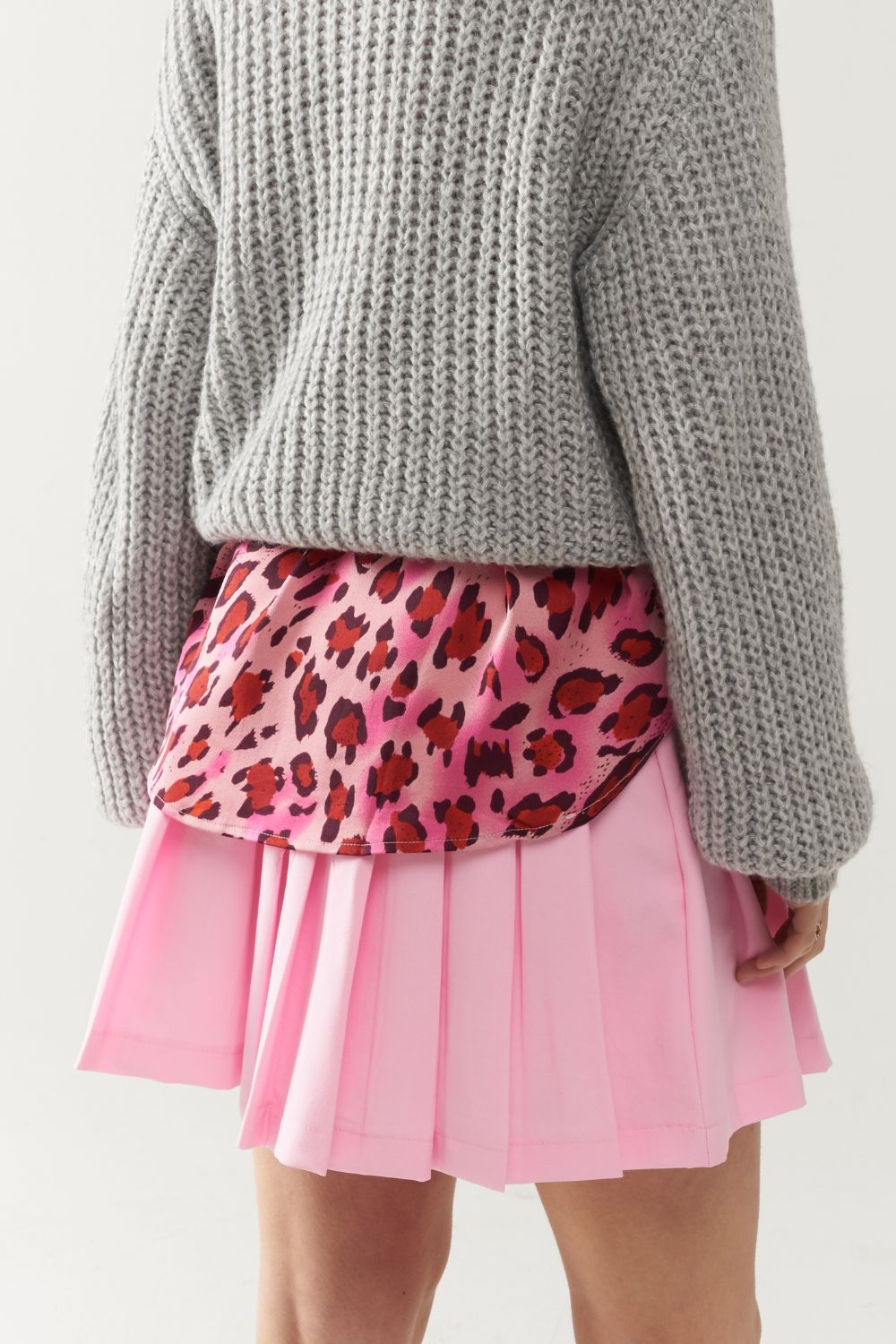 mini falda plisada rosa mini falda plisada rosa