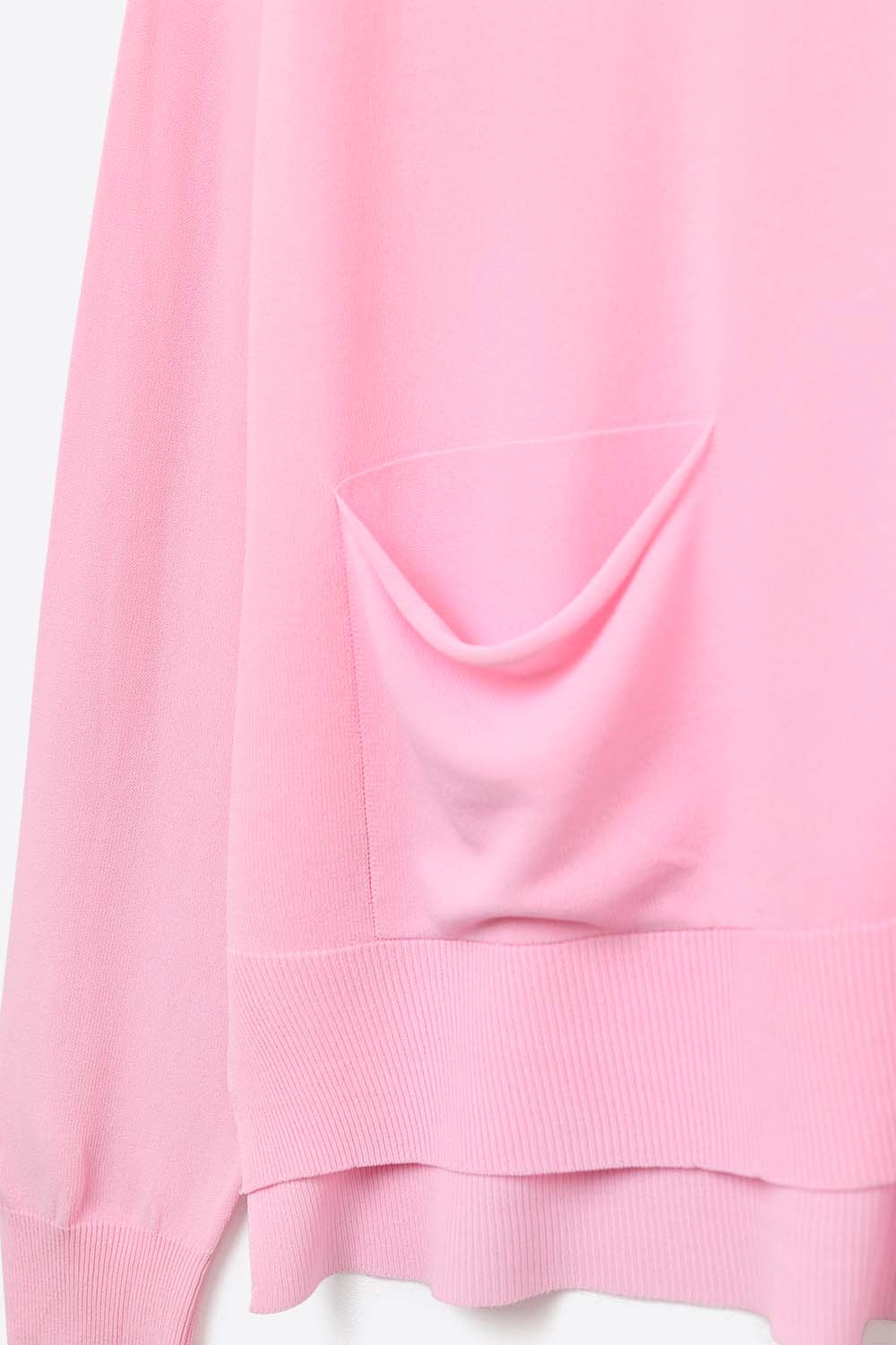 C&aacute;rdigan de punto fino con bolsillos delanteros en rosa