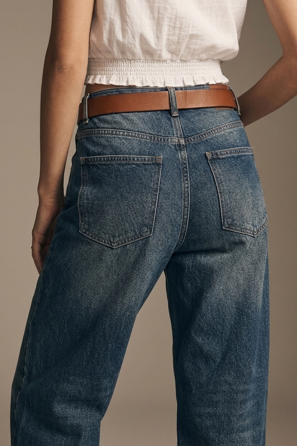 Vaqueros Relaxed WideLeg Vintage Wash