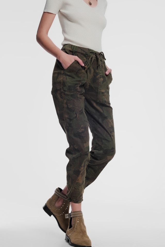 Pantalones militares de camuflaje