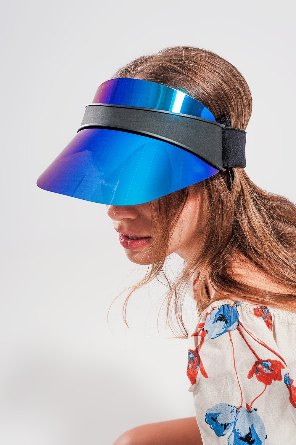 Visera azul Visera azul