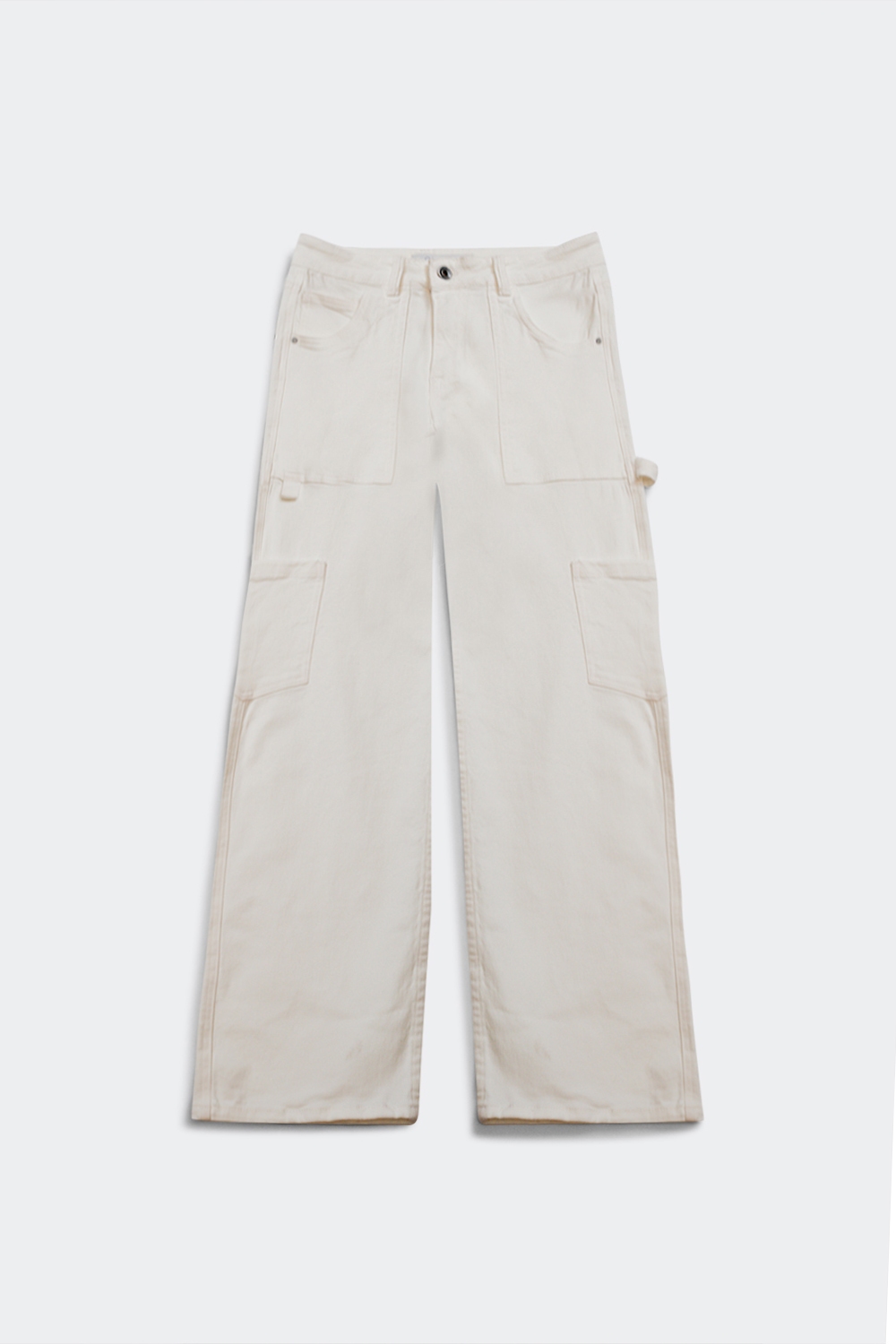Pantalones cargo en blanco Pantalones cargo en blanco
