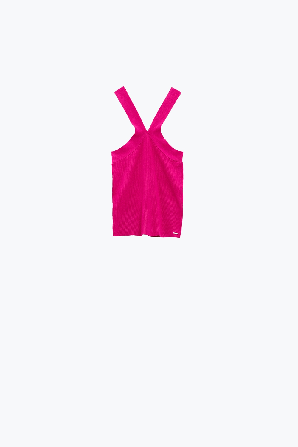 Top de punto cruzado en fucsia Top de punto cruzado en fucsia
