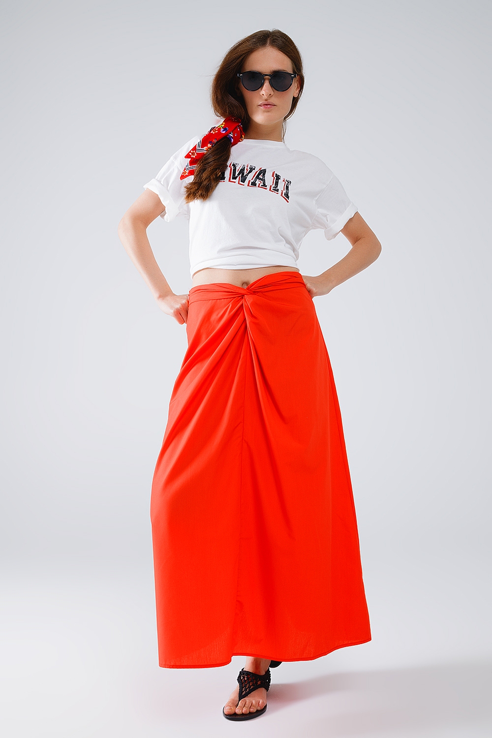 Camiseta Hawaii Efecto Lavado en color blanco Camiseta Hawaii Efecto Lavado en color blanco